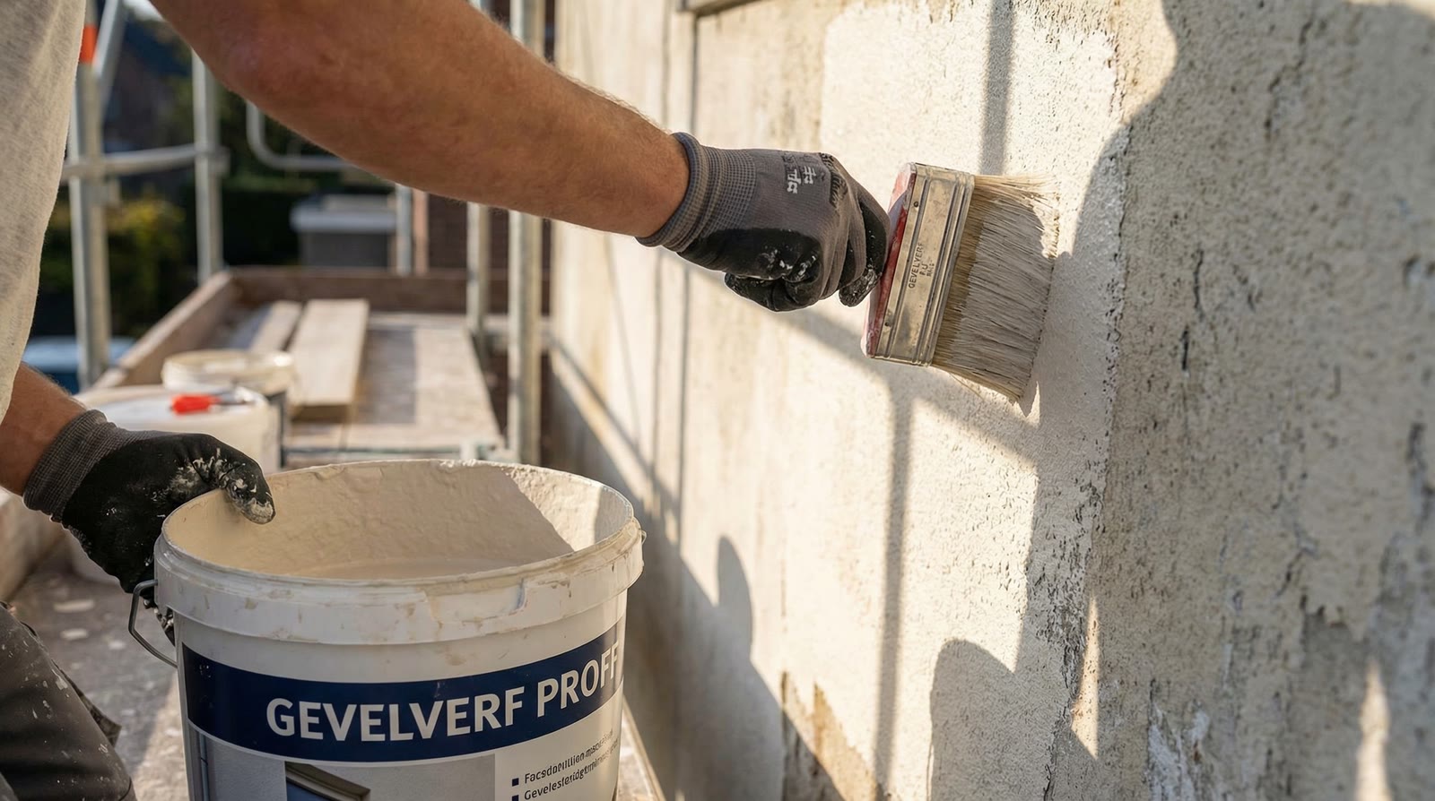 Gevelverf voor buitenmuren