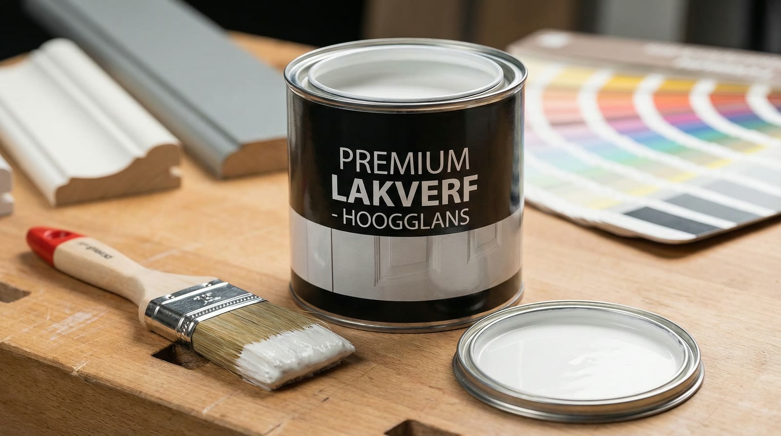 Lakverf voor houtwerk en metaal